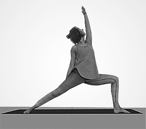 Yoga friedvoller Krieger